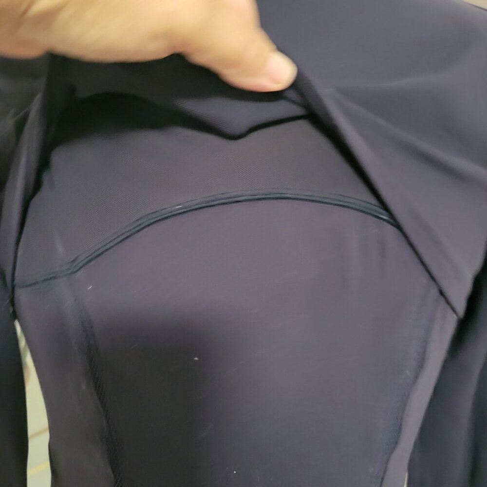 Lululemon Navy Blue Running Jacket Size 10 - Picture 6 of 8